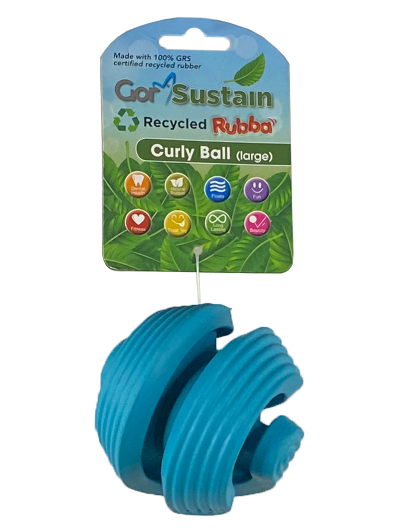 Pawpurr Sustain Rubba Curly Ball