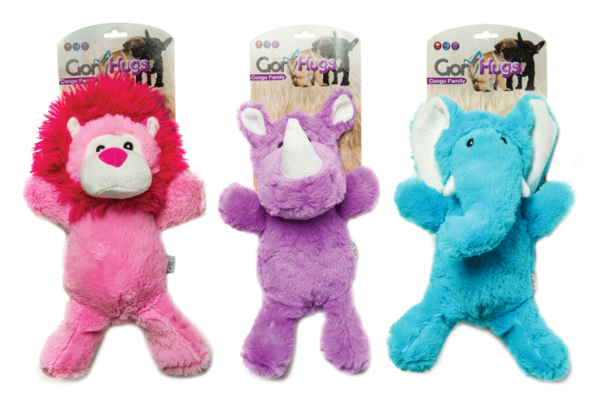 Pawpurr Hugs Congo Family Purple/Blue/Pink