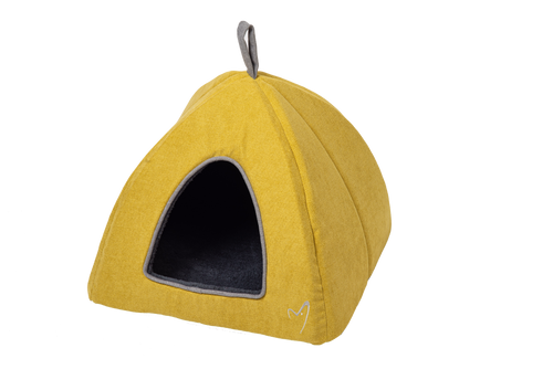 Pawpurr Pets Camden Pyramid Bed Winter Mustard